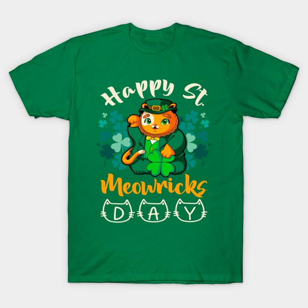 Leprechaun Cat Costume for St Patricks Day, Women, Youth T-Shirt by Designs by Romeo